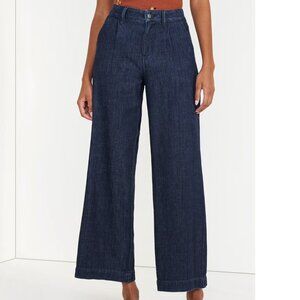 Time and Tru Women’s Wide Leg Retro Trouser Jeans size 10 Short High Rise NWT